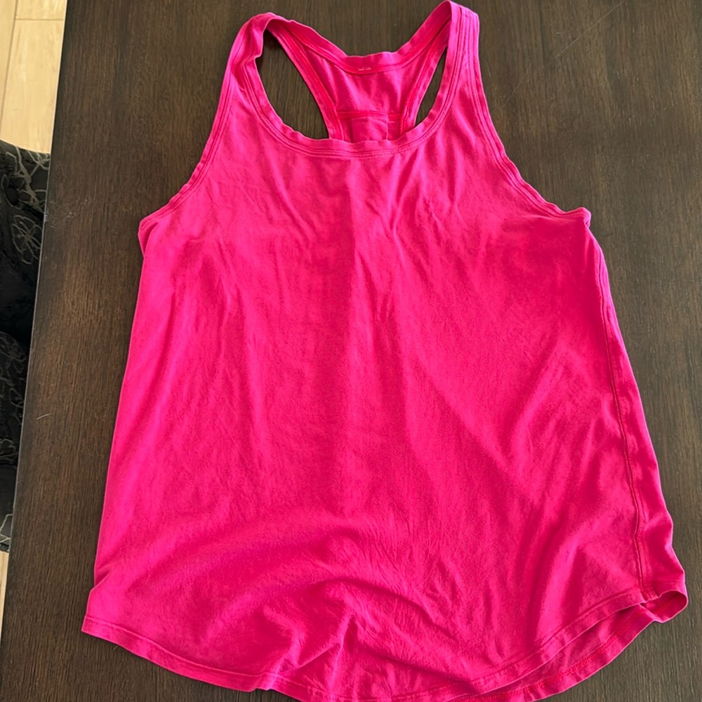 Pink lululemon love tank size 8